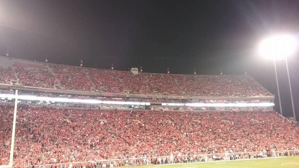 24 minutes before kickoff...