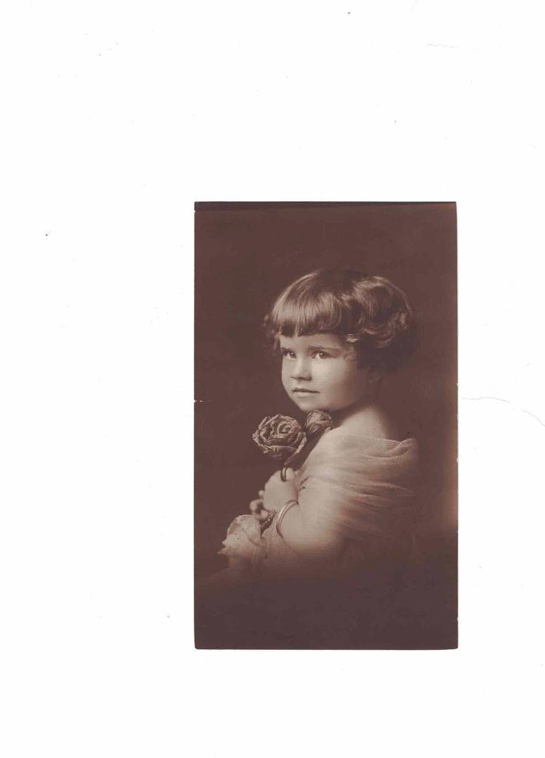 Mother as a toddler.