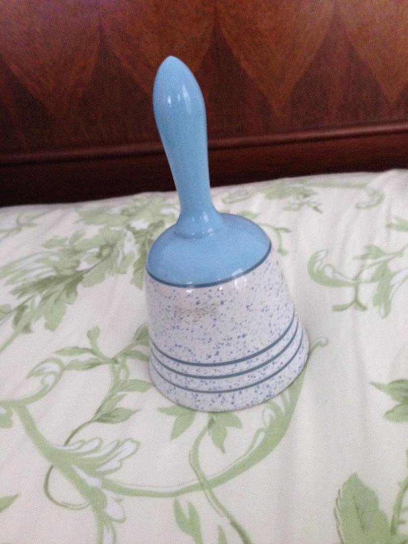 Barry gave me a bell, so he can wait on my every command, what a sweetie pie