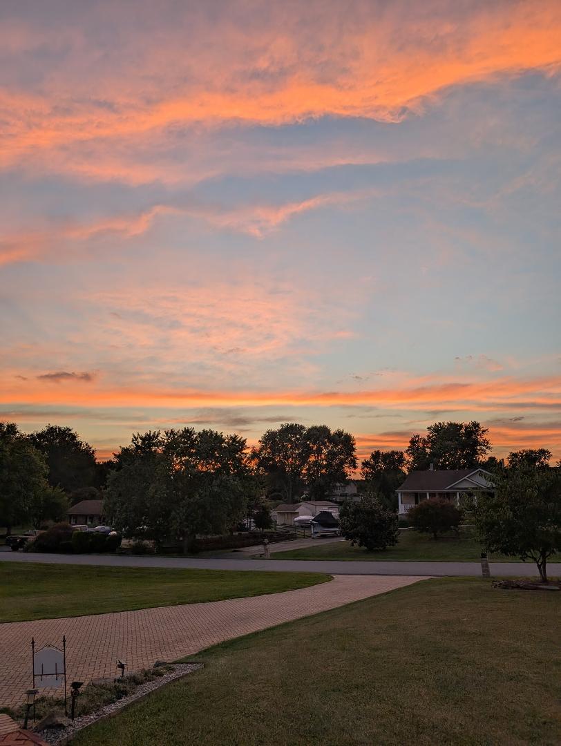 Orange sky tonight