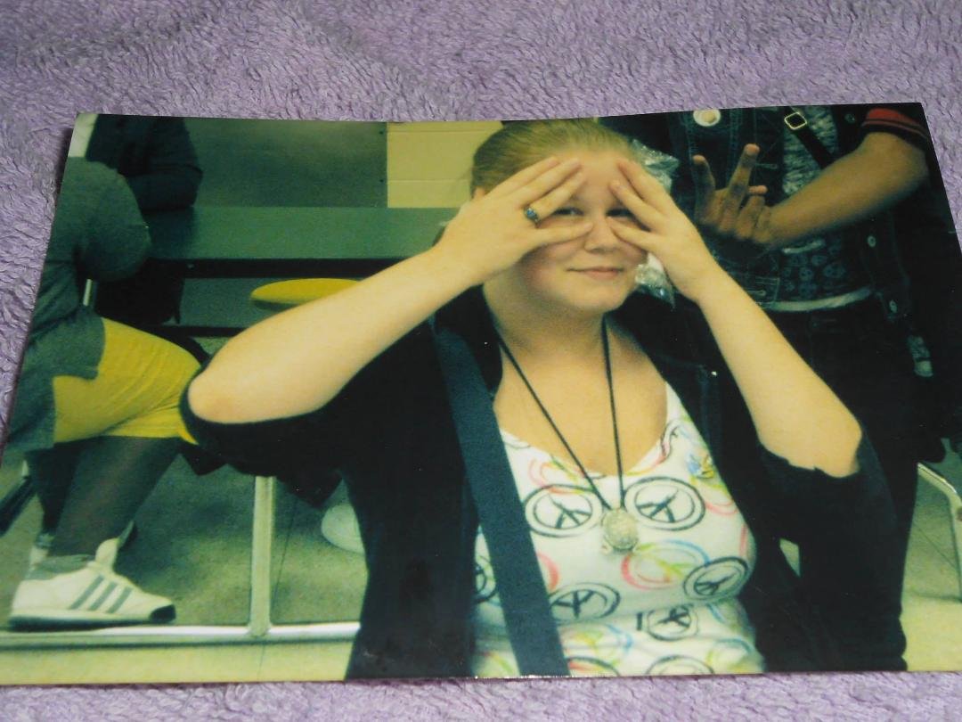 Taylor at T.W.Josey High School,,,Peek A Boo ,,, I See You!!!