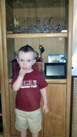 Caiden's New Haircut