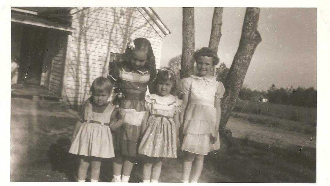 Easter 1955 Sue Millwood, Kathy Way, Linda Bennett