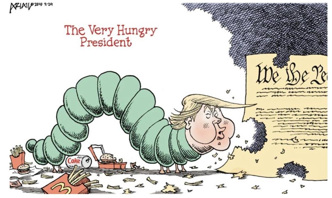 The very hungry president