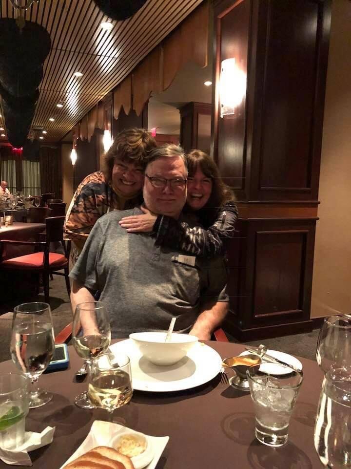 Celebrating my brother, Mark’s birthday with my sister, Kim! I just love the gulf.