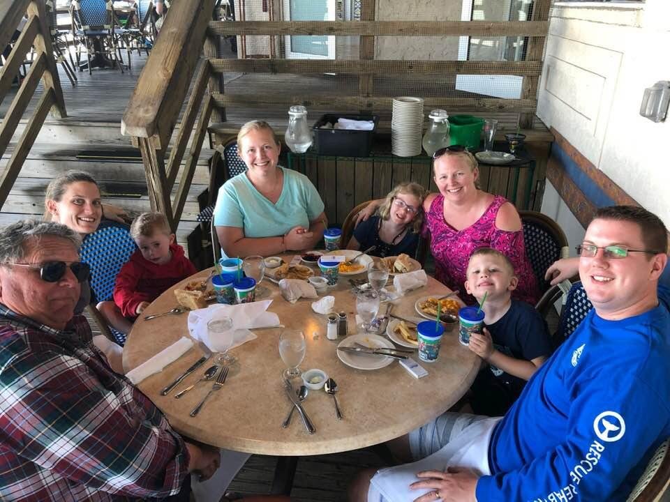 Columbia - Sand Key - dinner crew!!