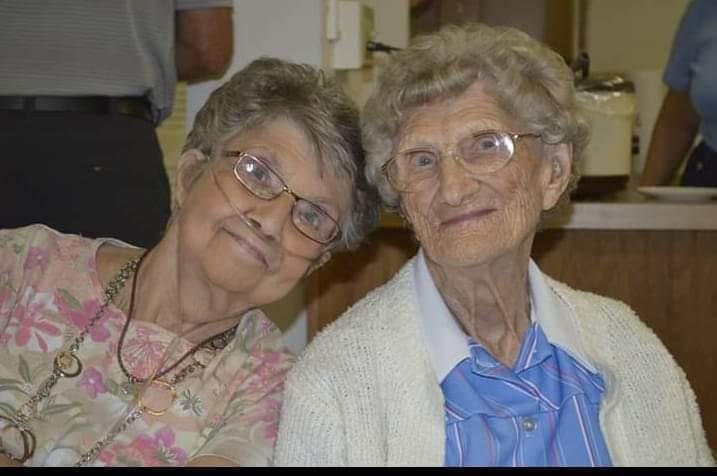 Today is my grandmas birthday she is on the left I hope u have a wonderful birthday tell everyone i said hey and miss them and i love them and i will see you all some day cant believe its been almost 2 years since you left 
