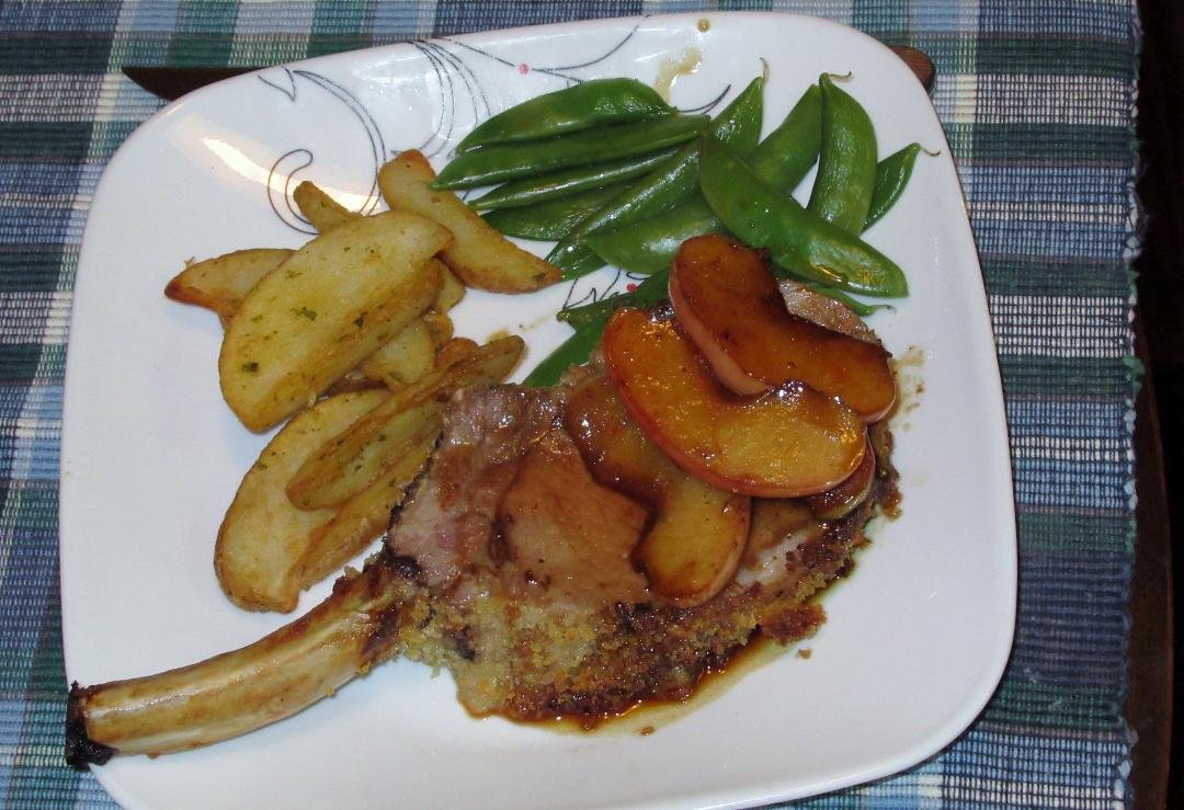 Wild Boar with Whiskey Apples, Home