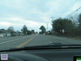 There is this street, Murray Road, going into and out of McKinleyville. It's built just right so that going either way, you can change lanes by doing nothing; by just driving straight ahead you will change lanes. Since I fo