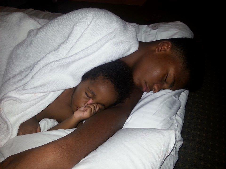 We had a long day. Now it's time to rest.