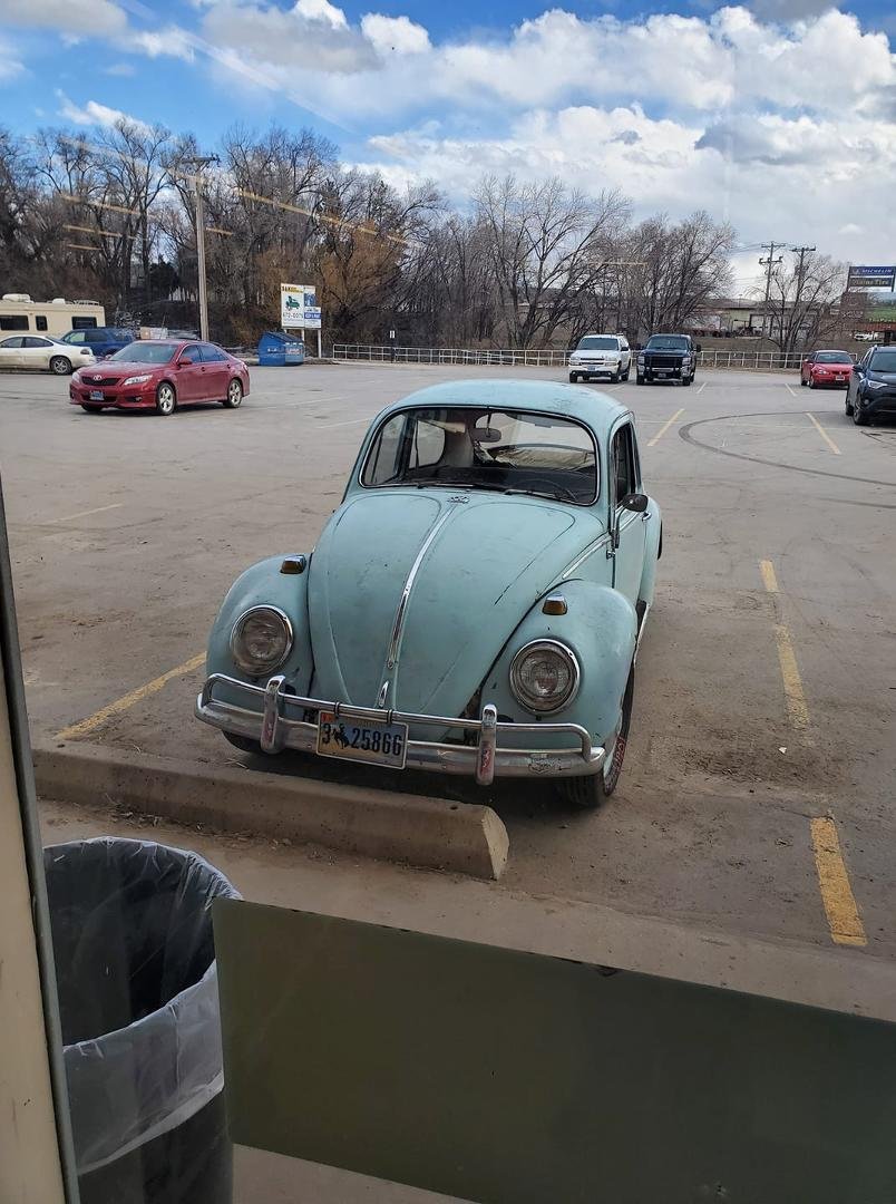 An oldie came for a visit, and it had the remnant of a SAC sticker on the front bumper. Ahhhhhh the memories!