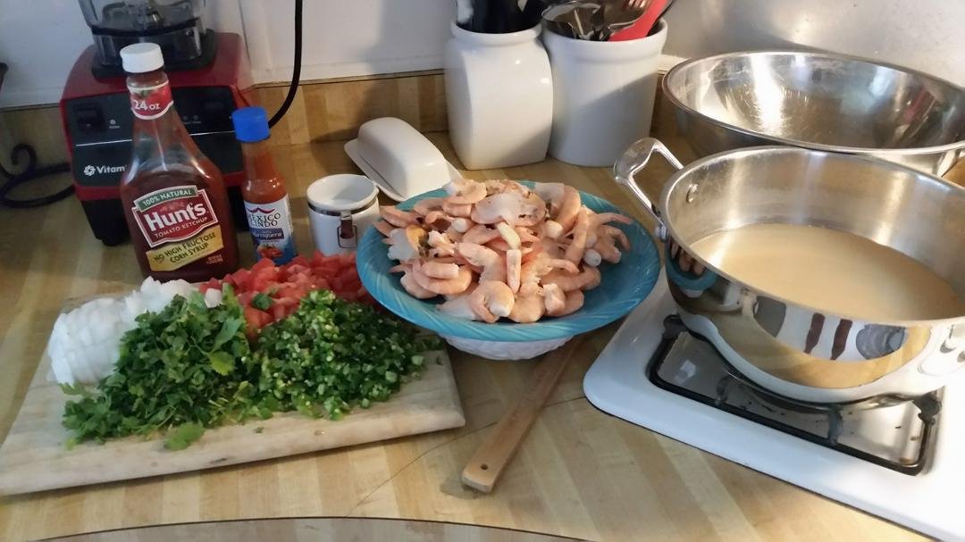 I am making shrimp cocktail.