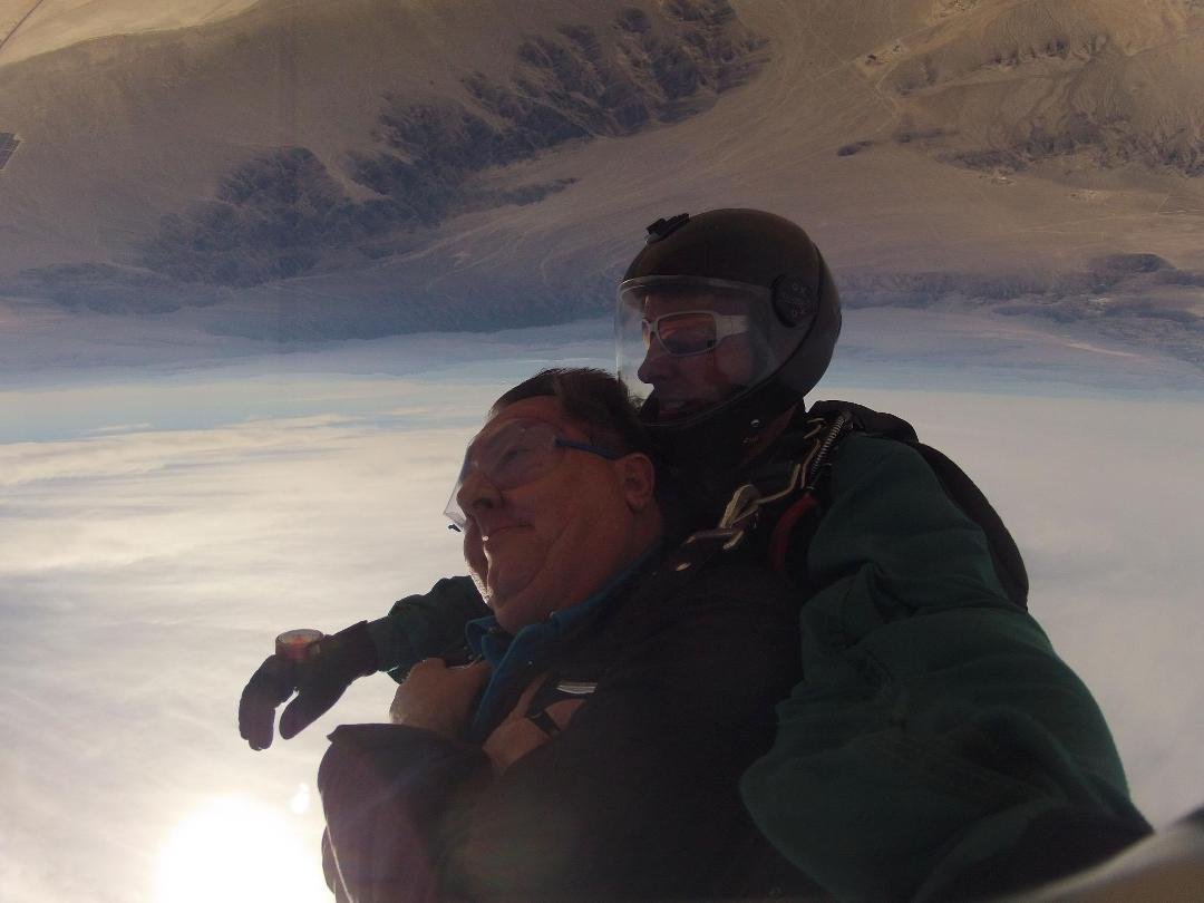 What the first step from 15,000 feet looks like, its a real BITCH