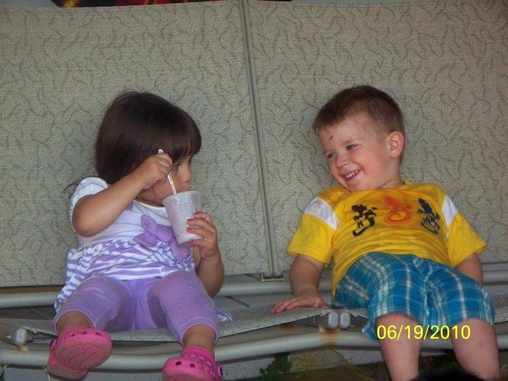 Seth Giimore and  Cousin Jessica Blanding