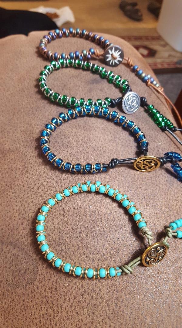 New bracelets for the hilton Irish festival