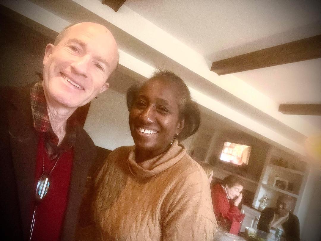 great to catch up at her traditional New Year’s brunch with Professor Dolores Njoku, who’s thriving at Wash U!