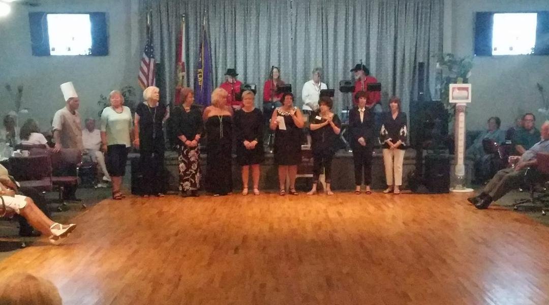 Ladies auxiliary board that put on this fantastic grand reopening of the Elks ballroom.