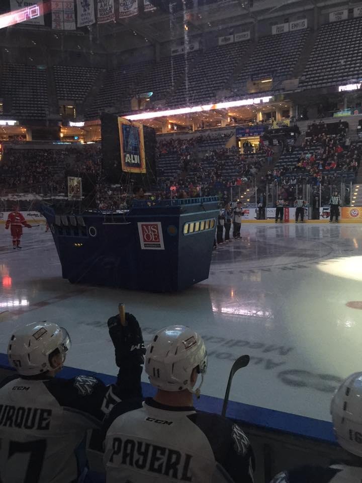 View from our seats