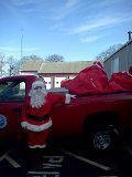 298 Toys delivered for the Toys for Tots...... Barnstable DPW Workers and the Barnstable Municipal Empoyees Association join together ever year to help stuff the bus.....