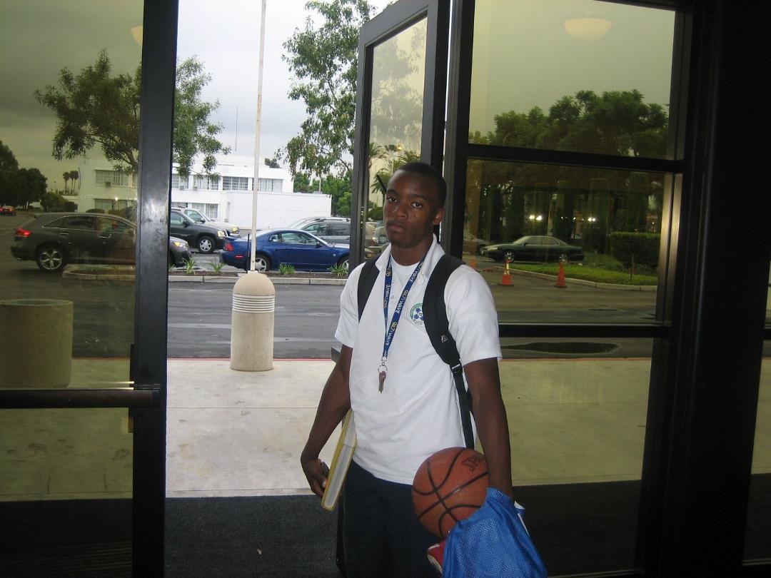 derrick after basketball practice