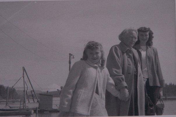 Me, Grandma Lee, and Mom about Sept. 1954