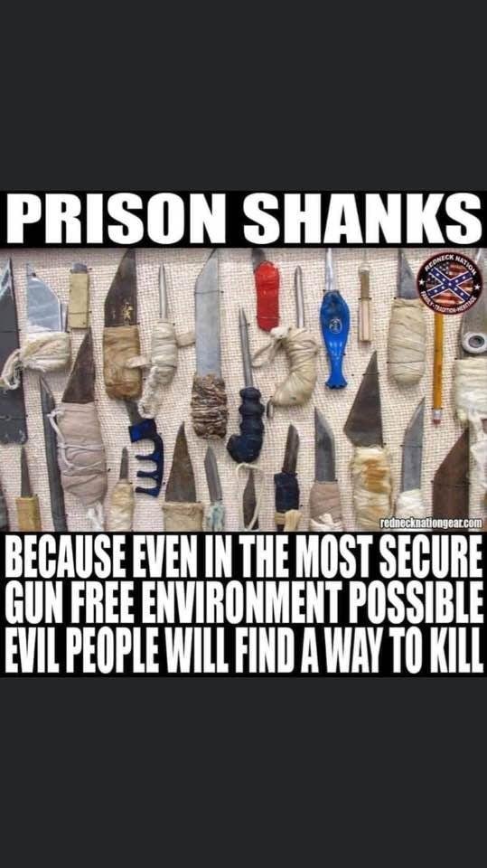 The Socialist Democrats (Biden) wants gun control.  How would you defend yourself on the street against these weapons, confiscated in the most secure gun free environments in our country?