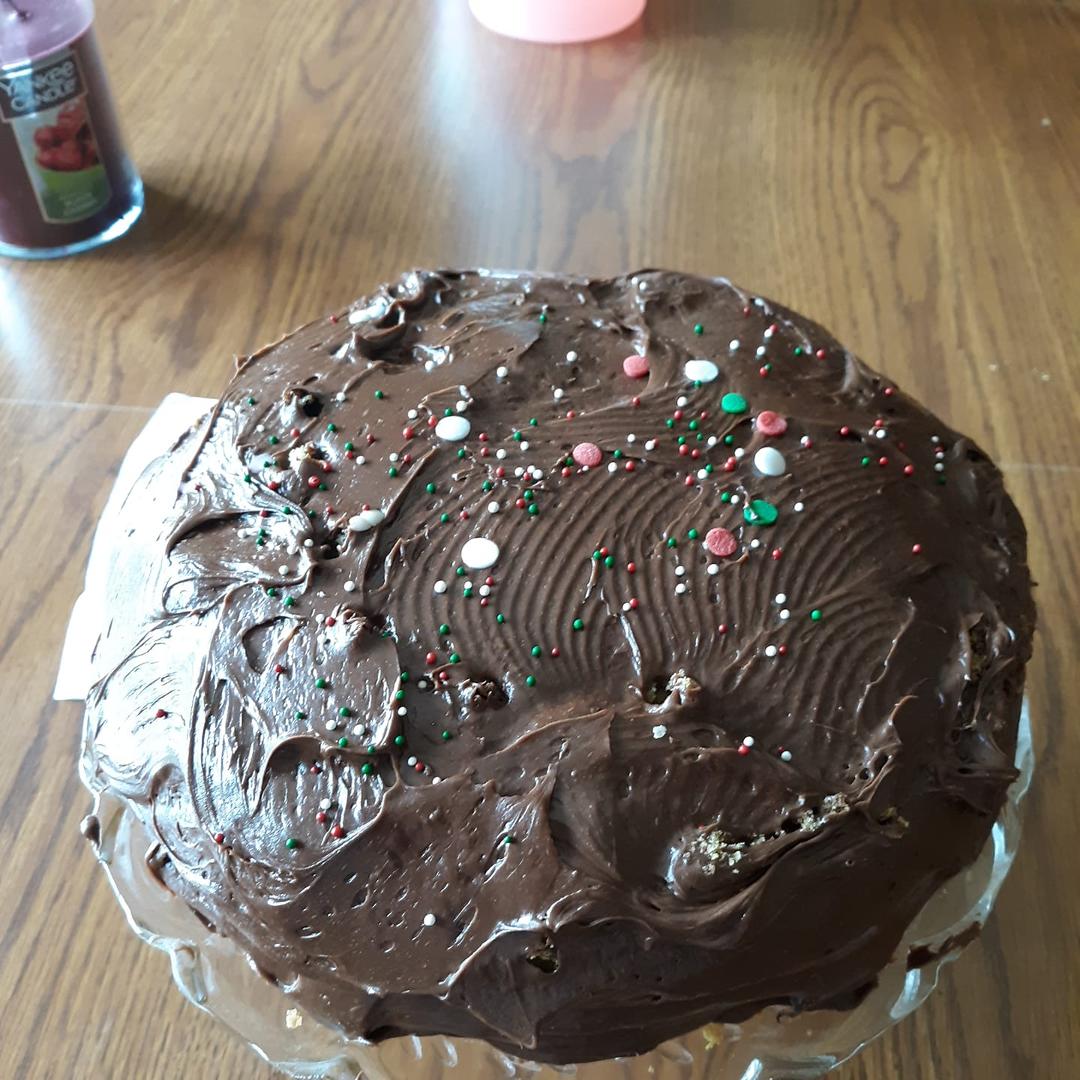 My granddaughter (Ava) baked me this awesome birthday cake. Thank you grandma loves you