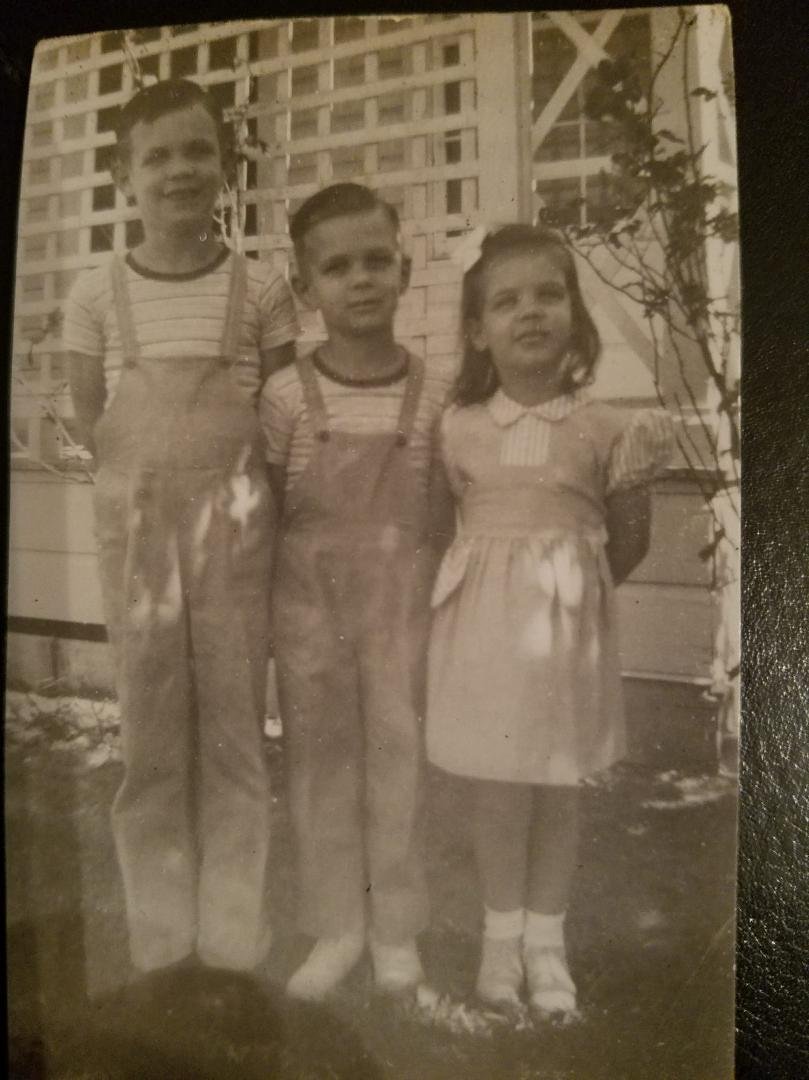 Happy Sibling day to my sweet brother, Norbert in heaven, and my other sweet brother, Ken HeiderKen, who is left to put up with me!❤❤❤