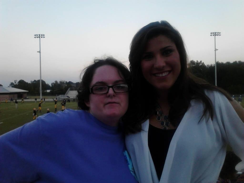 Anna and caroline clark at rhs homecoming.....caroline is the granddaughter of one of my dads friends he went to school with.....spoke at my dads funeral who knew many years after my daddy and Bubba clark became friends ann