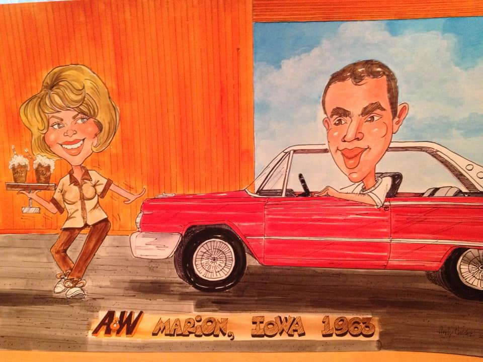 About 63 years ago Gina and I met at the Marion A&W.  Today is our 61st anniversary, we raised two great kids and our life has been a great adventure together.