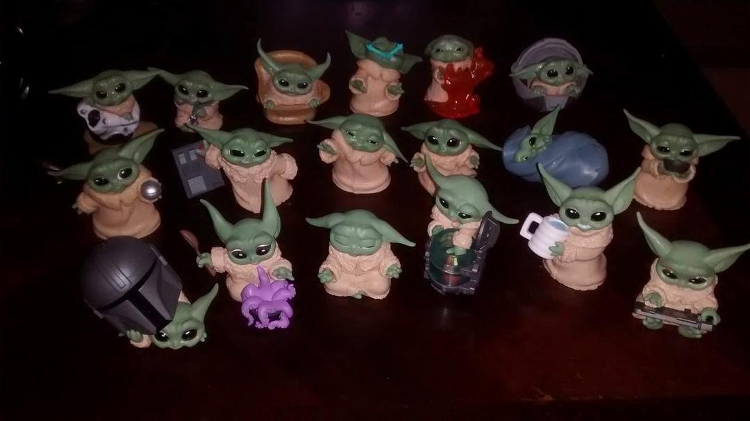 My baby Yoda collection.
