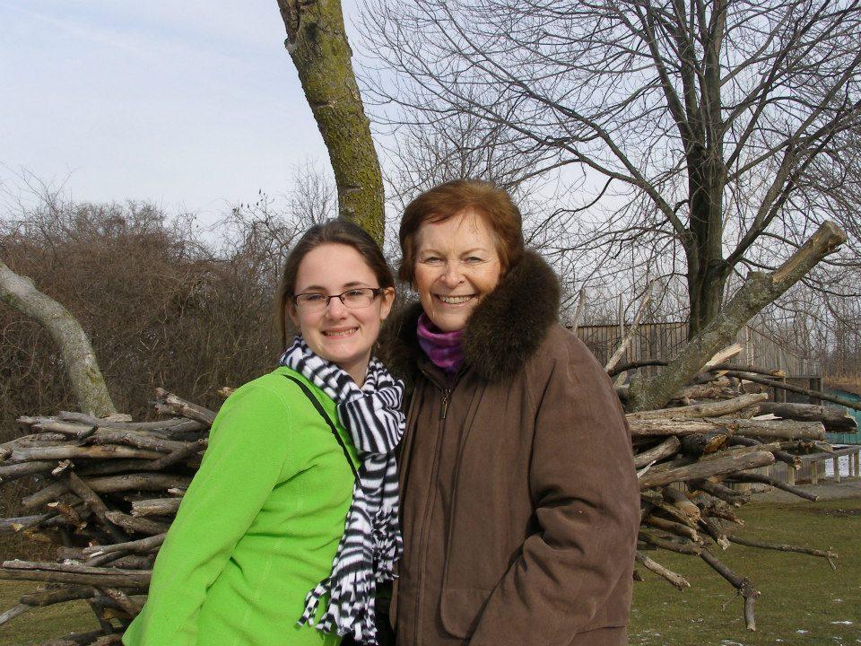 Me and my grand daughter at the eagles nest in Michigan !