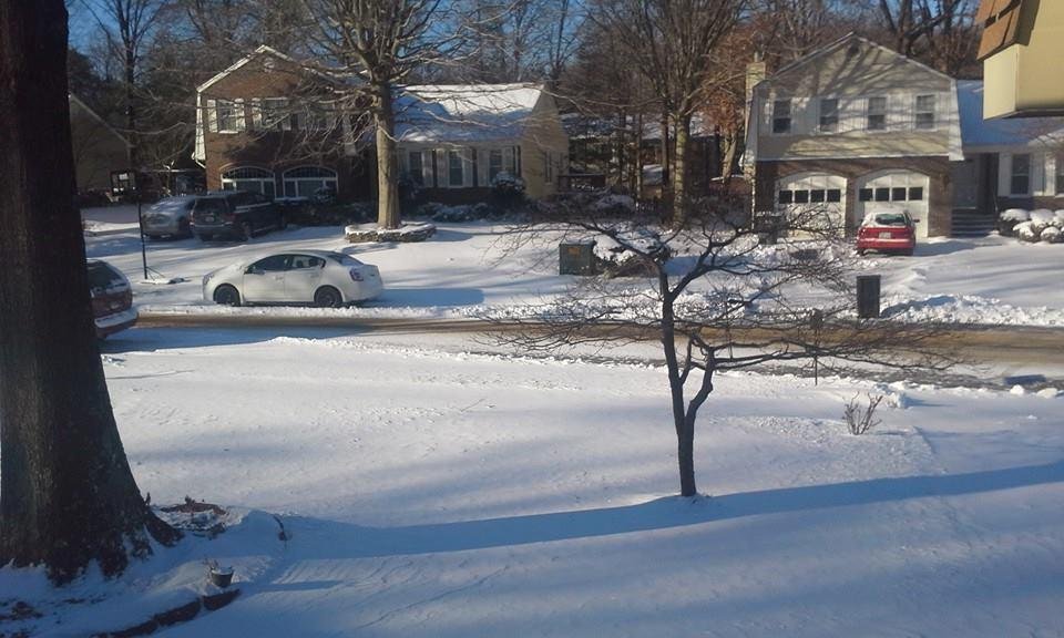 Snow and now below freezing temperatures$