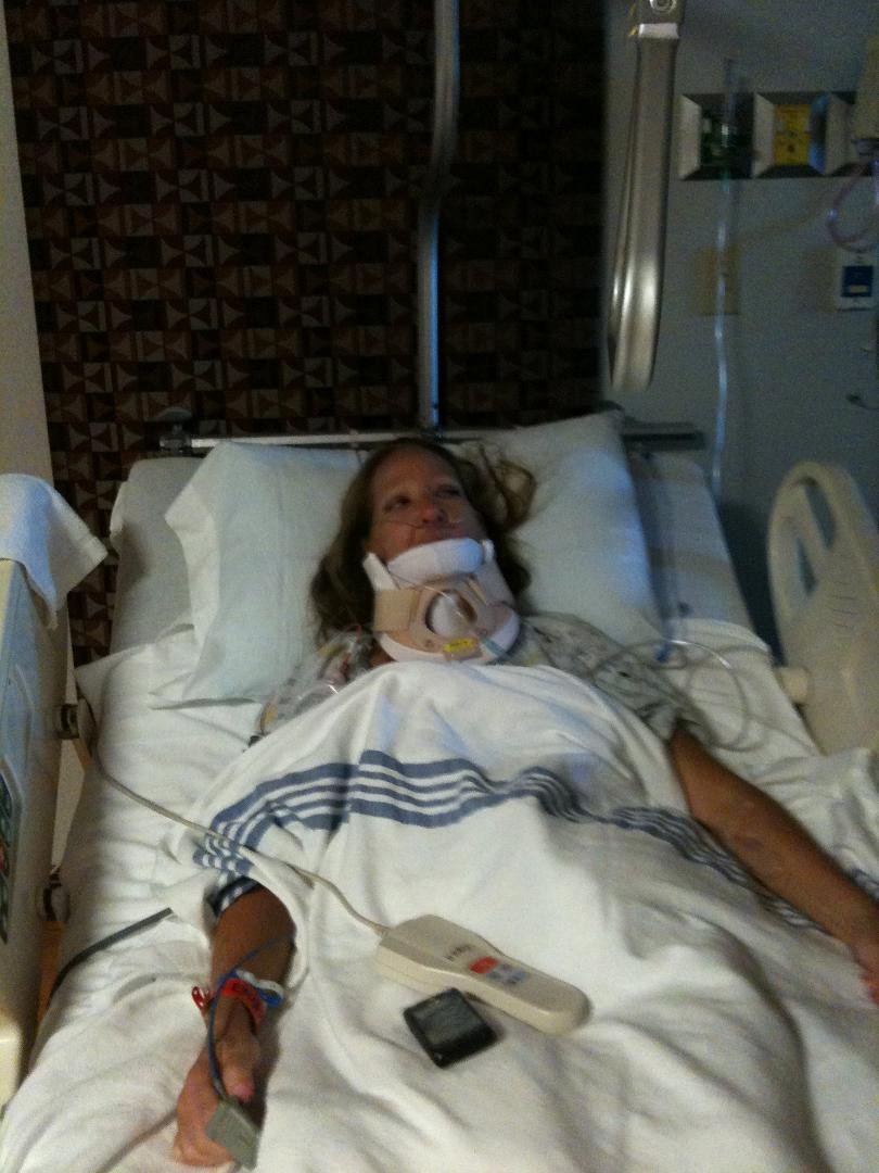 The latest I'm fashion neck wear. Get well soon, Jana.