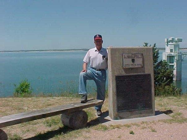 Master Camper and Lord of all he surveys. Found this lovely spot for us to have lunch. Good job!