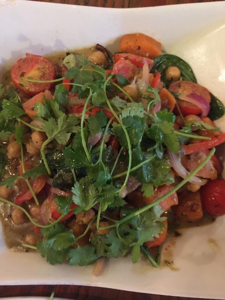 Thai curry salad! Delish...