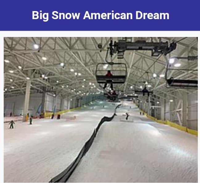 Skiing indoor