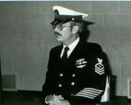 Retirement from the Navy at Naval Air Station, Alameda, CA.