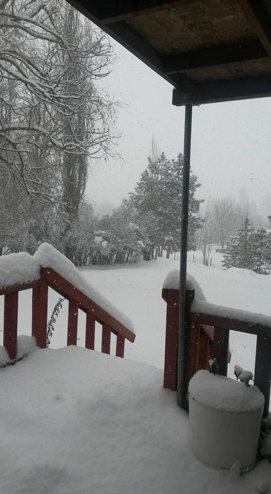 Snow can stop anytime now......