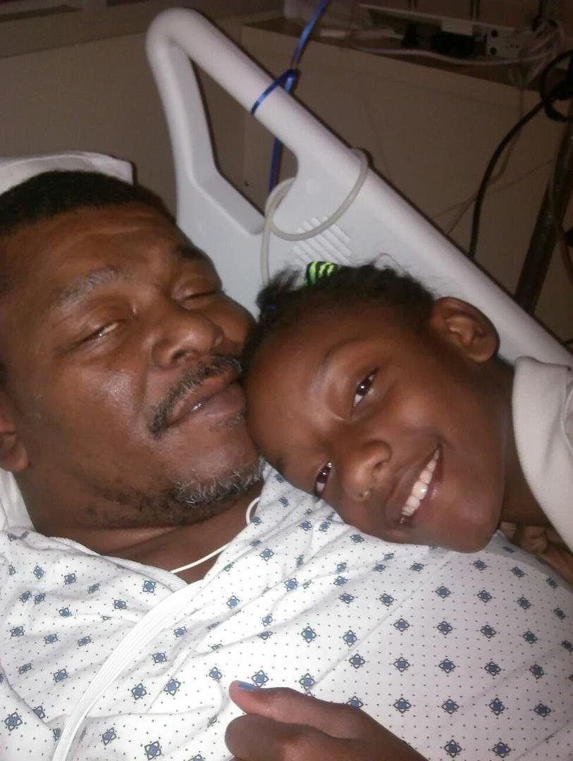 The status for Charles Bee; he is able to eat pureed foods, he has feeling on his right side, can move his right hand and leg just a little, with delay, and weaknesses. But he's happy he can eat and ready to get back to for