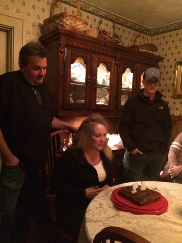 Our daughter, penny celebrating her birthday!😄