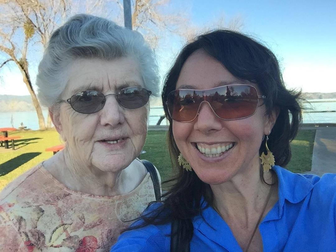 Grandma with Shannon in Lakeport what fun we had