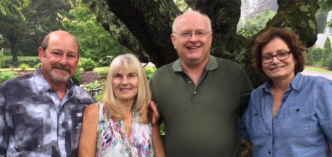 Catching up with Wayne and Jeanne Robichaud on Cape Cod. Haven't seen Wayne since 1975!