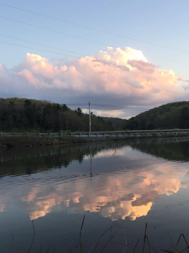 This is neat . Took this a few evenings ago at the lake