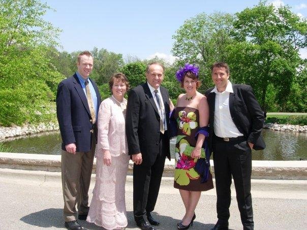 Our Family, Eric, Mary Jo, Ted, Sarah and Yannick Leydet.