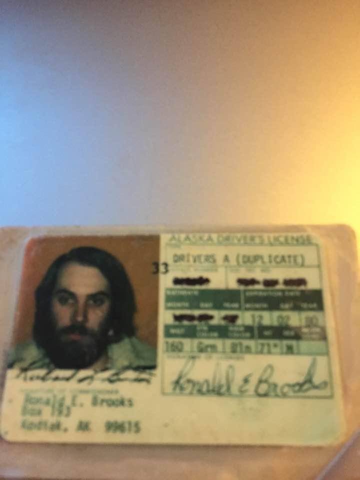 Old Alaska drivers license. Expired in December 1980