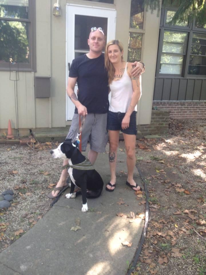 Sending son and girlfriend off in their cross-country.