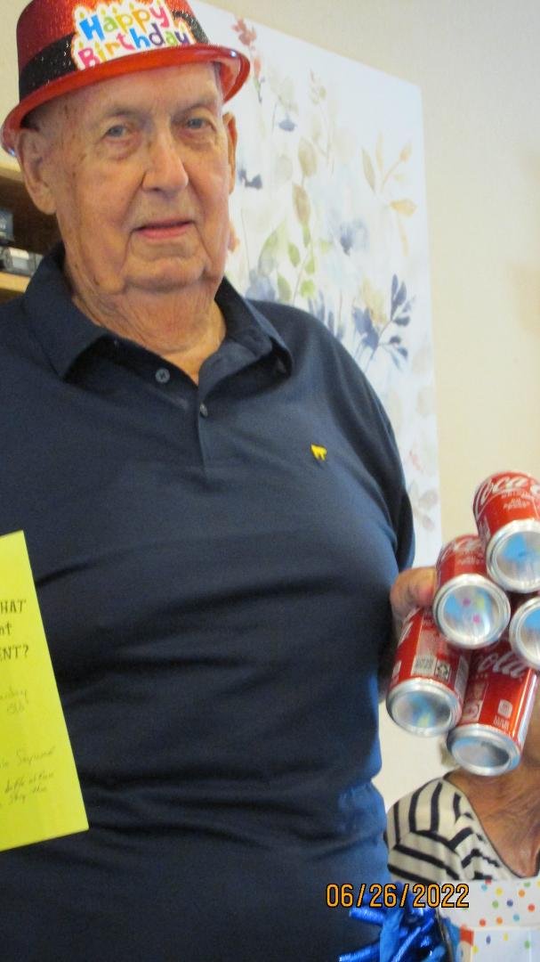 Today is my hubby's birthday. He has reached 86.