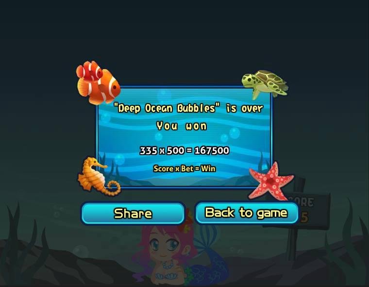 Bud Dausener played the "Ocean Bubbles" Bonus and won 167,500 coins in Let's Vegas! Come to join now!