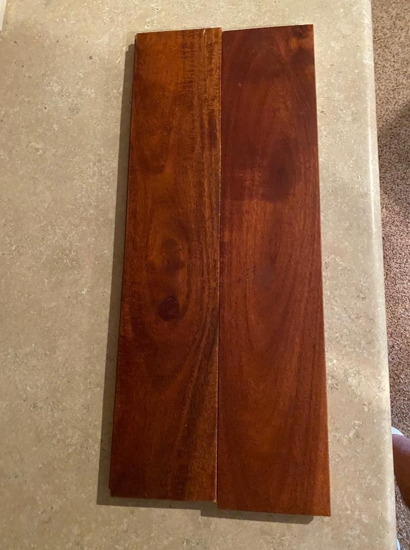 Approximately 80 sq ft of solid 3/4" Golden Acacia flooring.  Pieces from 18" to 33"

Asking $80 or best offer.  Pickup in DWII.

651-247-5358